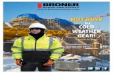 BRONERshop.bronersafety.com/customer/brglsa/customerpages... · BRONER GLOVE AND SAFETY 2-Layer Cold Series FR Winter Liner: Banox FR® Cotton shell with modacrylic fleece lin-ing.