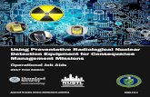 Using Preventative Radiological Nuclear Detection …...Using Preventative Radiological Nuclear Detection Equipment for Consequence Management Missions 2017 First Edition Approved