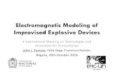 Electromagnetic Modeling of Improvised Explosive Devicesextension.bogota.unal.edu.co/fileadmin/recursos/direcciones/extensi… · Electromagnetic Modeling of Improvised Explosive