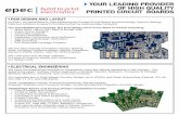 YOUR LEADING PROVIDER OF HIGH UALIT PRINTED CIRCUIT BOARDS · 2013-04-08 · YOUR LEADING PROVIDER OF HIGH UALIT PRINTED CIRCUIT BOARDS At Epec, we specializes in high-performance