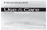 All about the Use & Caremanuals.frigidaire.com/prodinfo_pdf/Lassomption/...Surface cooking settings Use the chart to determine the correct setting for the type of food you are preparing.