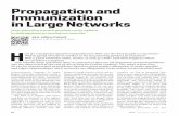 propagation and immunization in large networksbadityap/papers/propagation... · 2020-04-13 · graphs. Networks effectively model a wide range of phenomena by exposing local-dependencies