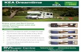 Motorhomes For Sale - KEA Dreamtime · 2017-06-22 · whole family 4x ADULT FEATURES ... Super Centre 159 Orchard Road, Harewood 0800 52 00 55 . KEA Dreamtime 4 Berth Vehicle Specifications