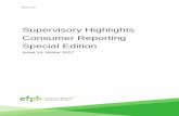 Supervisory Highlights Consumer Reporting Special Edition...2 Larger participants in the consumer reporting market are defined in 12 CFR 1090.104. 3 The term “consumer reporting