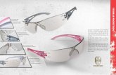 EYEWEAR PROTECTION comfort side arms · 2016-05-24 · comfort side arms • Ventilated side arms for increased air circulation • Metal free construction for mining and food applications