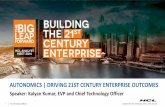 AUTONOMICS | DRIVING 21ST CENTURY ... Title Automation - Driving efficiency for the 21st Century Enterprise