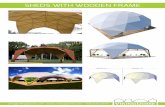 Wooden frame structures - VikingDome · Geodesic dome Icosahedron . Class: Ordinary structure. WOOD & TEXTILE DOME ICO10F4 / SHIVABAR PALANGA LT . info@vikingdome.com +370 670 03131.