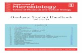 Graduate Student Handbook - University Of Illinoismcb.illinois.edu/departments/microbiology/downloads/...Department of Microbiology, then the student will typically become a member