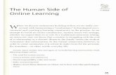 The Human Side of chapter Online Learning ... The Human Side of Online Learning When we discuss community