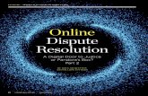 Online Dispute Resolution - familyvio.csw.fsu.edu · And AI cannot read or deliver emotional cues. AI-assisted ODR tools simply lack the emotional acuity professionally trained human