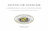 STATE OF HAWAII · Honolulu's consumer price index (CPI) increased 4.3% for 2008, higher than a 3.8% increase for the United States (U.S.). The Honolulu increase was primarily due