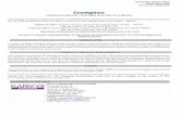 Dated May 6, 2016 CROMPTON GREAVES CONSUMER … Information... · STT Securities Transaction Tax Takeover Regulations SEBI (Substantial Acquisition of Shares and Takeovers) Regulations,