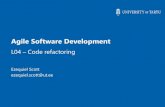 Agile Software Development - ut€¦ · •Organizing User Stories •Refactoring •Code Smells Agenda. MTAT.03.295 | Agile Software Development ... , agile terminology •Current