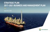 STRATEGIC PLAN 2017-2021 BUSINESS AND MANAGEMENT PLAN · strategic plan 2017-2021 business and management plan — september 2016 1