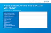 ACCS CORE TRAINING PROGRAMME HANDBOOK …...East of England ACCS Programme Core Training Handbook 5 Multisource feedback The trainee is expected to undertake a multisource feedback