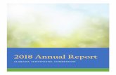 2018 Annual Report - Alabama Sentencing Commission · in Alabama’s court system with felony convictions. Fulfilling the Alabama Sentencing Commission’s statutory obligation, on