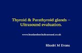 Thyroid & Parathyroid glands Ultrasound evaluation.headandneckultrasound.co.uk/presentations/Thyroid and parathyroid... · Thyroid & Parathyroid glands – Ultrasound evaluation.