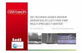 3D TECHNOLOGIES WAFER SERVICES AT LETI FOR ...LETI CONFIDENTIAL CMP annual meeting| Parès Gabriel | 25 TSV Medipix3/RX results –2012 ‐2014 Electrical Tests P01-Résistance cumulée