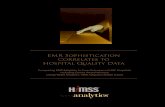 EMR Sophistication Correlates to · electronic medical record across inpatient and outpatient environments, and is used by healthcare practitioners to document, monitor and manage