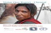 Status Quo Report - Chennai - GenderCC · 2019-09-26 · 2015 Chennai floods and the Vardah, Ockhi and Gaja cyclones. The inter annual variation and observed change in the temperature