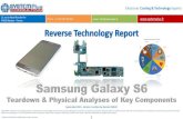 Electronic Costing & Technology Experts · 2015-10-02 · SAMSUNG GALAXY S6 TEARDOWN Teardown Samsung Galaxy S6 Front & Back Views Model SM-G920F Dimensions: 143.4 x 70.5 x 6.8 mm