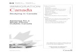 Immigration Canada IMMIGRATION Canada - Liaison College · PDF file Immigration Canada This application is made available free by Citizenship and Immigration Canada and is not to be