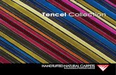 Tencel Collection - Käsitöövaibad · 2017-03-23 · Special TENCEL® yarn for carpets comes from ecological production and has very long fibers, thus the rugs have less shedding