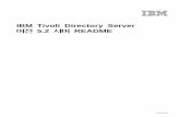 IBM Tivoli Directory Server 5.2 READMEpublib.boulder.ibm.com/tividd/td/IBMDS/IDSSreadme52/ko... · 2003-10-03 · README , Administration Guide, Performance Tuning Guide, C-Client
