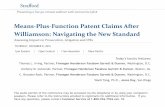 Means-Plus-Function Patent Claims After Williamson: Navigating …media.straffordpub.com/products/means-plus-function... · 2016-12-08 · by functional language, typically, but not