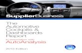 SupplierBusiness - SAE InternationalThe Automotive Cockpits & Dashboards Report In association with AutoAnalysis SupplierBusiness 2013 Edition