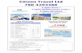 Air + Hotel + Cruise - Citizen Travel Ltd · * Full travel insurance coverage is highly recommended. Please consult with your travel agent.* Updated: August 15, 2019 Air + Hotel +