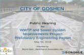 CITY OF GOSHEN · 5/15/2018  · unloading facility alt pt-3 new aeration basin, anoxic zones, and do control alts aer-2, aer-3a, aer-4 new aeration effluent lift station alt aer-5