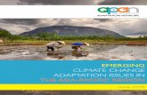 EMERGING CLIMATE CHANGE ADAPTATION ISSUES IN ... in APAN_Emerging...Emerging Climate Change Adaptation Issues in The Asia-Pacific Region June 2015 Edited by Puja Sawhney and Mary Ann