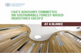 FAO’s Advisory Committee on Sustainable Forest-Based … · Mission Established in 1960, the Advisory Committee on Sustainable Forest-Based Industries (ACSFI) is a statutory body