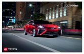 2019 Mirai - Toyota...control, which is designed to adjust your speed, to help you maintain a preset distance from vehicles ahead of you that are driving at a slower speed. DRCC uses