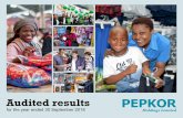 Who we are - Pepkor...Who we are 7 12 African countries 5 200+ stores 2.4+ million m2total retail space 48 000+ employees 400+ million transactions annually 1 billionunits sold Who