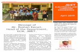JBIET ECM DEPARTMENT Issue11 JBIET · List of Faculty Members of ECM Department S.No. Name of the teacher Highest qualification Designation Photo 1 ROSHAN KAVURI M. TECH. CSE ASSOCIATE