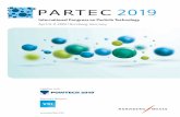 International Congress on Particle Technology2019_Program.pdf · Modelling and Simulation Characterization of Particles Fluidization and Multiphase Flow Handling and Flow of Particulate