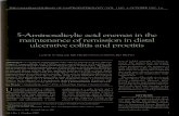 5-Aminosalicylic acid enemas in the maintenance of …downloads.hindawi.com/journals/cjgh/1987/846392.pdf5-Aminosalicylic acid enemas in the maintenance of remission in distal ulcerative