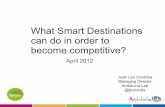 What Smart Destinations can do in order to become competitive?media.firabcn.es/content/S029012/docs/Presentacions/SDF... · 2012-05-21 · Andalucía Lab @jlcordoba What Smart Destinations