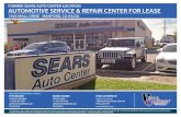 AUTOMOVE SERVCE REPAR CENER FR EASE · 2019-04-05 · automotive service & repair center for lease 1545 MALL DRIVE · HANFORD, CA 93230 This information is given with the understanding