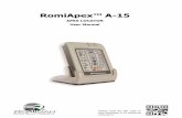 RomiApex™ A-15 · 2015-11-16 · 3 Introduction Congratulations on the purchase of your RomiApex™ A-15 Apex Locator. The RomiApex™ A-15 Apex Locator is a battery operated portable