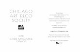 CHICAGO ART DECO SOCIETY CADS... · 2019-06-28 · CHICAGO ART DECO SOCIETY SUMMER 1986 0 9MJ &WHMNYJHYZWJ & ÄHNTSFIT 7J ÅJHYNTSX KWTR YMJ 5WJXNIJSY Art Deco Trust & Foundation
