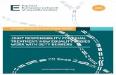 JoINT rESpoNSIbIlITy for EQUAl TrEATmENT: how EQUAlITy ...cite.gov.pt/pt/destaques/complementosDestqs/Equinet_report.pdf · Equinet brings together 41 organisations from 31 European