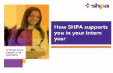 How SHPA supports you in your intern year€¦ · you in your intern year . 1. e-Books to help you prepare for your APC and PBA exams. 2. Full-text journal articles & Dynamed to help