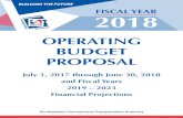 OPERATING BUDGET PROPOSAL - SEPTAsepta.org/strategic-plan/reports/FY 2018 Operating Budget... · 2019-08-05 · BUDGET PROPOSAL July 1, 2017 through June 30, 2018 and Fiscal Years