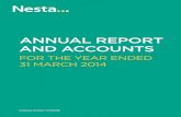 ANNUAL REPORT AND ACCOUNTS · 2018-05-23 · Annual Report and Accounts for the year ended 31 March 2014 CONTENTS Trustees 4 Chairman’s Statement 5 Chief Executive’s Statement