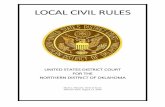 LOCAL CIVIL RULES · Section 2071 and Rule 83 of th e Federal Rules of Civil Procedure. These local civil rules are promulgated to supplement the Federal Rules of Civil Procedure