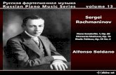 Russian Piano Music Series, vol. 13: Sergei …Russian Piano Music Series, vol. 13: Sergei Rachmaninov Sergei Rachmaninov (1873-1943) 1 Etude-Tableau in A minor, Op. 39 No. 2 8:15