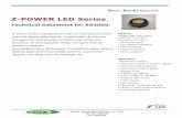 Z-POWER LED Series · •R oHS compliant. Application • Mobile phone flash ... -X. 13 : Forward voltage. 4. Sticker Diagram on Reel & Aluminum Vinyl Bag. Full Code of Z-Power LED